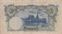Thaïlande 1 Baht Roi Rama VIII - Temple - 22-07-1935 - Série C.49