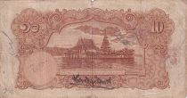 Thaïlande 10 Baht Roi Rama VII - Temple - 29-12-1934 - Série N.13 - Série N.4
