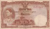 Tha&iuml;lande 10 Baht Roi Rama VIII - ND (1939) - S&eacute;rie N.26