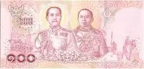 Thaïlande 100 Baht 2018 - Rama X au verso Rama V et VI - 2019 - Sign. 17 - Neuf - P.137