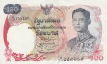 Tha&iuml;lande 100 Baht Thailande - Rama IX, barge royale - 1968 - Pick 79