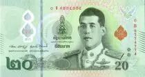 Thaïlande 20 Baht - Rama X - Polymère - 2022 - P.NEW