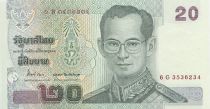Thaïlande 20 Baht Roi Rama IX