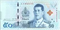 Thaïlande 50 Baht Rama X, au verso Rama III et IV - 2018 - Sign. 17 - Neuf - P.136