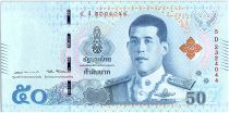 Thaïlande 50 Baht Rama X, au verso Rama III et IV - 2018 - Sign. 17 - Neuf - P.136
