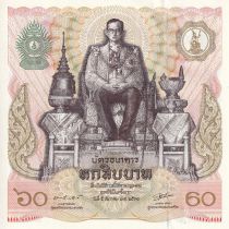 Thaïlande 60 Baht - Rama IX - 60ans du Roi - 1987 - SPL - P.93