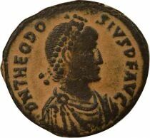 Theodosius I - Maiorina, Standing Emperor - 392 / 395 Constantinople