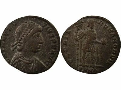 Theodosius I - Maiorina, Standing Emperor - 392 / 395 Nicomedia