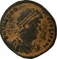 Theodosius I - Nummus, Seated Constantinople - 379 / 383 Antioch
