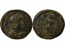 Theodosius I - Nummus, Seated Constantinople - 379 / 383 Nicomedia
