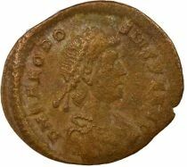 Theodosius I - Nummus, Seated Roma - 379 / 383 Cyzicus