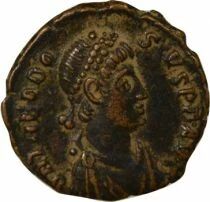Th&eacute;odosius I - Nummus, Victory & Captive - 388 / 392 Antioch