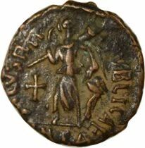Th&eacute;odosius I - Nummus, Victory & Captive - 388 / 392 Antioch