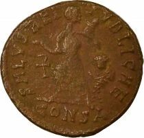 Th&eacute;odosius I - Nummus, Victory & Captive - 388 / 392 Constantinople