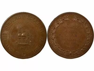 Thonnelier Merchant, Bihourd - 5 Francs, Trial Strike - 1836 Paris