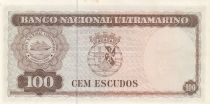 Timor 100 Escudos 1963 - Régulo D. Aleixo