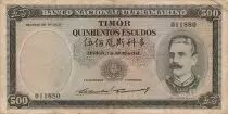 Timor 500 Escudos - Timor - Jose Celestino Da Silva - 02-01-1959 - P.25