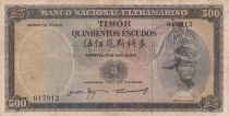 Timor 500 Escudos Régulo D. Aleixo - 1963 - P.29a TB +