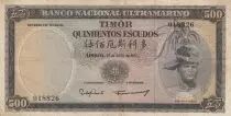 Timor 500 Escudos Régulo D. Aleixo - 1963 - P.29a6 TTB