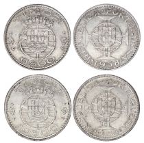 Timor Set of 2 coins 6 and 10 dollars Silver - 1958 to 1964