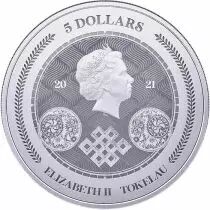 Tokelau CHRONOS - 1 once argent Tokelau 2021