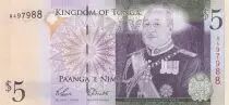 Tonga 5 Pa Anga - King Tupou V - 2008 - UNC - P.37