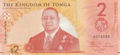 Tongo 2 Pa Anga - King Tupou VI - 2023 - UNC- Series A0