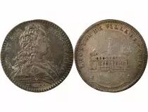 Town Hall of Paris, Louis XV - Silver Token - 1725