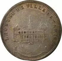 Town Hall of Paris, Louis XV - Silver Token - 1725