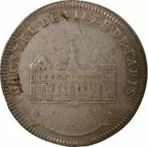 Town Hall of Paris, Louis XV - Silver Token - 1731