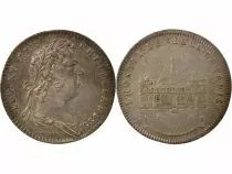 Town Hall of Paris, Louis XV - Silver Token - 1731