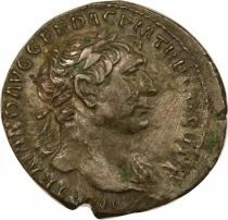 Trajan - Silver Denarius, Dacian Trophy - 107 Rome