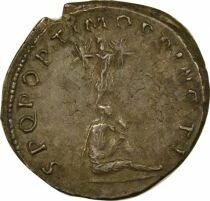 Trajan - Silver Denarius, Dacian Trophy - 107 Rome