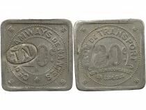 Tramways of Nantes - 20 Aluminium Centimes - Composted TN
