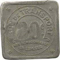 Tramways of Nantes - 20 Aluminium Centimes - Composted TN
