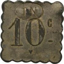 Tramways of Nantes - Nickel-coated zinc 10 Centimes - Composted TN
