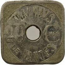 Tramways of Nantes - Nickel-coated zinc 20 Centimes - Composted TN