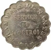 Tramways of Nantes - Nickel-plated Zinc Token, Granting Service