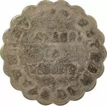 Tramways of Nantes - Nickel-plated Zinc Token, Granting Service