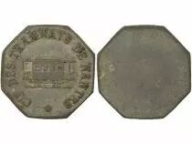 Tramways of Nantes - Token, Zinc