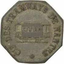 Tramways of Nantes - Token, Zinc