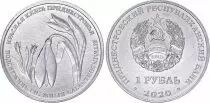 Transdniester 1 Ruble -  Galanthus flower - 2020 - AU