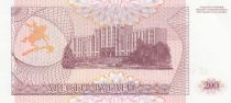 Transnestria 200 Rubles - A. V. Suvurov - Parliament - 1993