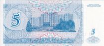 Transnestria 5 Rouble - A. V. Suvurov - Parliament - 1994 - UNC - P.17