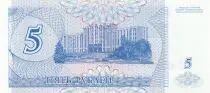 Transnestria 50000 Roubles on  5 Roubles - A. V.  Souvorov - Parliament - 1994