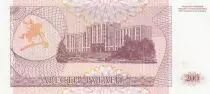 Transnistria 200 Rubles - A. V. Suvurov - Parliament - 1993
