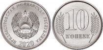 Transnistrie 10 Kopeks - Armoiries - 2020