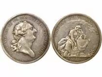 Tribute, Louis XVI - Silver Token - 1794 / 1796
