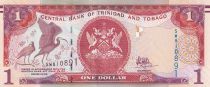 Trinidad and Tobago 1 Dollar - Birds - Arms - 2017 - P.46Ab