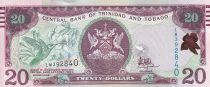 Trinidad and Tobago 20 Dollars - Birds - Arms - 2017 - P.49c